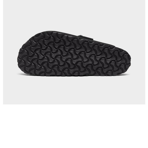 NIB MEN'S BIRKENSTOCK BOSTON SOFT FOOTBED CLOGS BLACK SIZE EU 46 - Picture 6 of 7